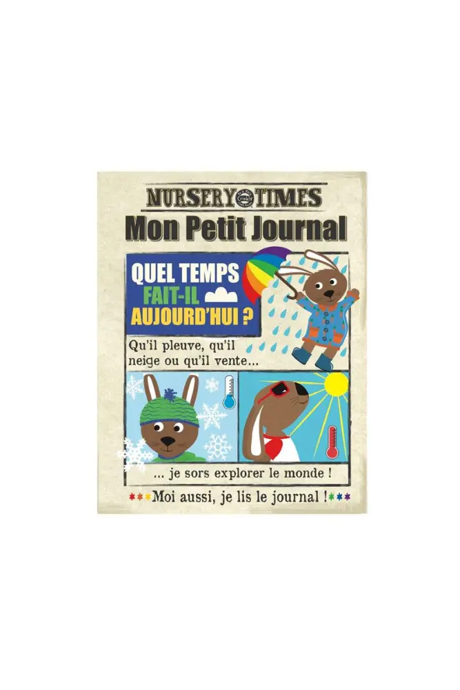LIVRE MON PETIT JOURNAL | Quel temps fait-il aujourd’hui ? – Image 2