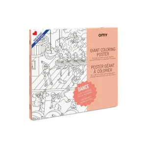 POSTER GEANT A COLORIER | Dance