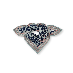 SMALL FOULARD MANIKA | Coeur Bleu Glacier