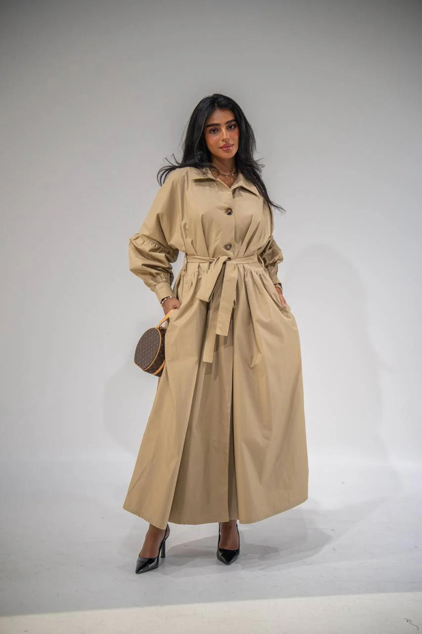 Robe Trench Ceinturée Femme – Image 3