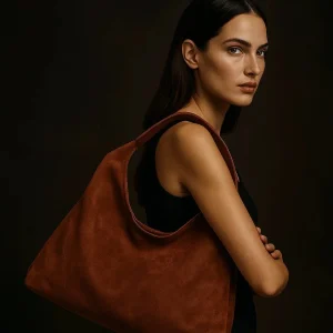 Sac Hobo Isola – Daim  & anse épaule