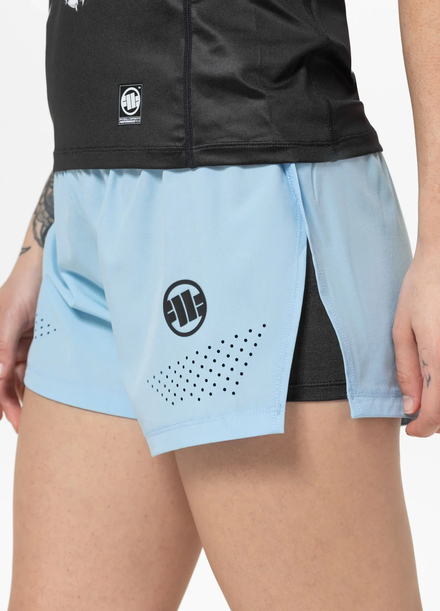 Short Femme PERFORMANCE PRO PLUS Bleu PITBULL – Image 2