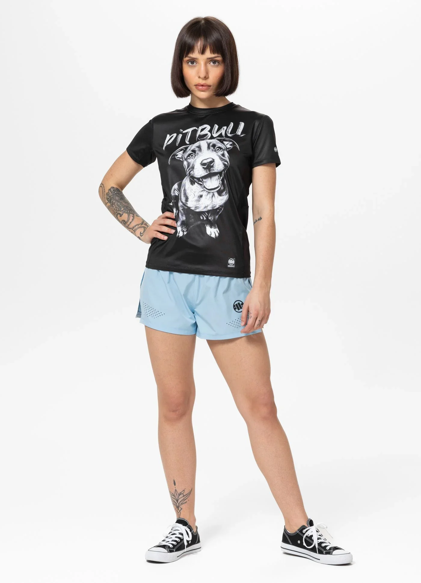 Short Femme PERFORMANCE PRO PLUS Bleu PITBULL – Image 4