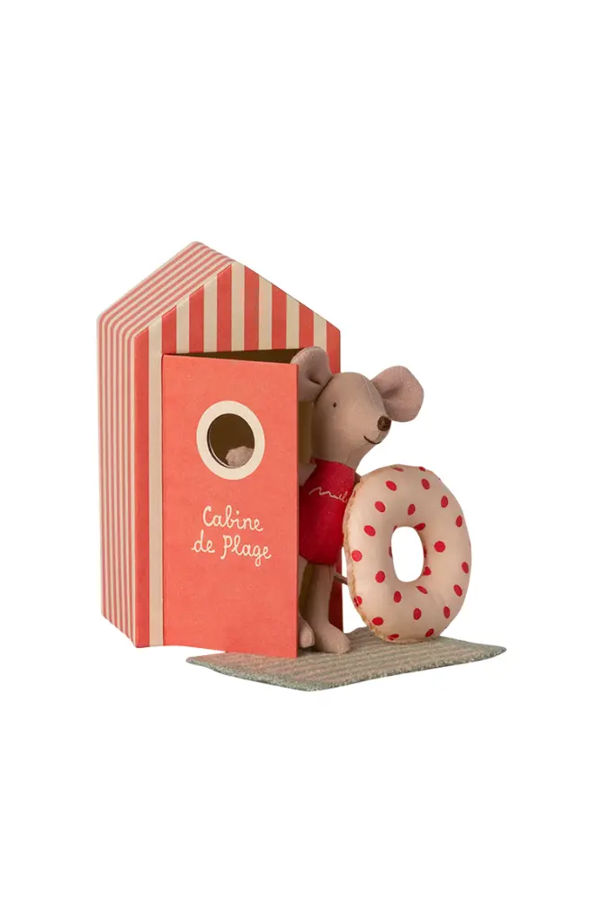 SOURIS DE PLAGE | Cabine rouge – Image 2