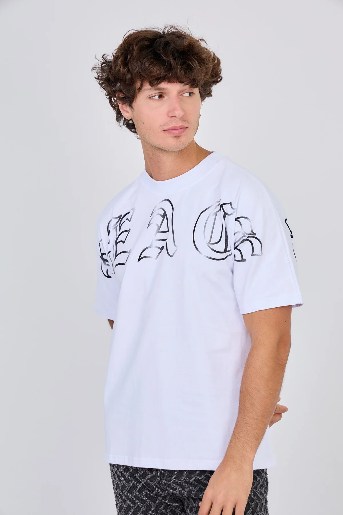 T-Shirt Noir Colombe Peace – Image 7