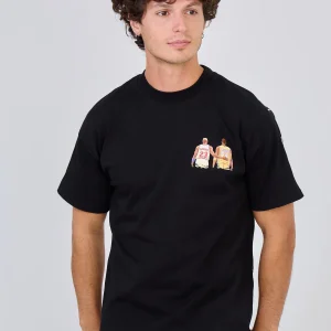 T-Shirt Noir "Chicago" Baskeball