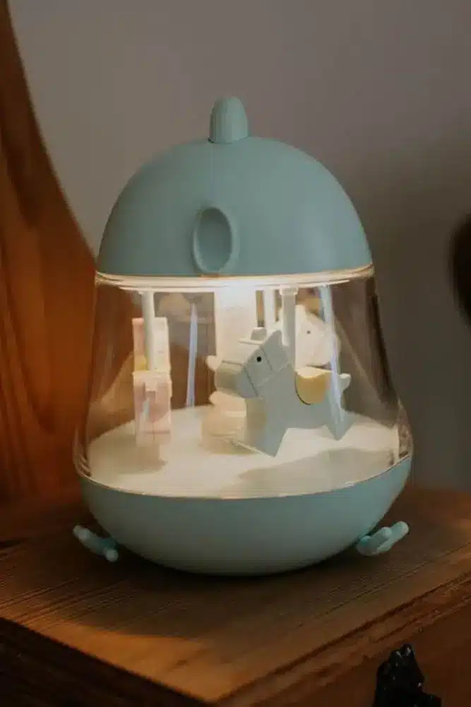 VEILLEUSE CARROUSSEL MUSICALE | Bleu – Image 3